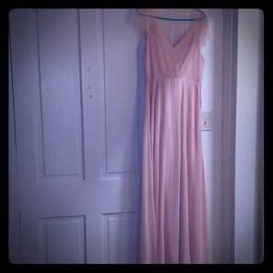 ASOS Floor length Pale Pink dress